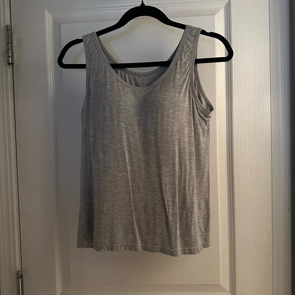 Gray Sleeveless Women's Top